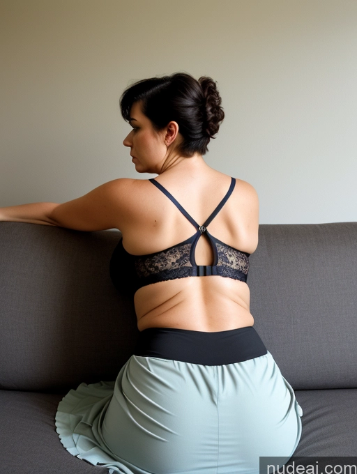 related ai porn images free for Czech Short Busty Big Hips Chubby Angry Black Hair Pixie Couch Bra Long Skirt Detailed 70s Professor Plank Back View
