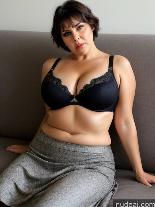 related ai porn images free for Czech Short Busty Chubby Black Hair Pixie Couch Long Skirt Detailed 70s Shirt Bra Angry Sexy Face Plank