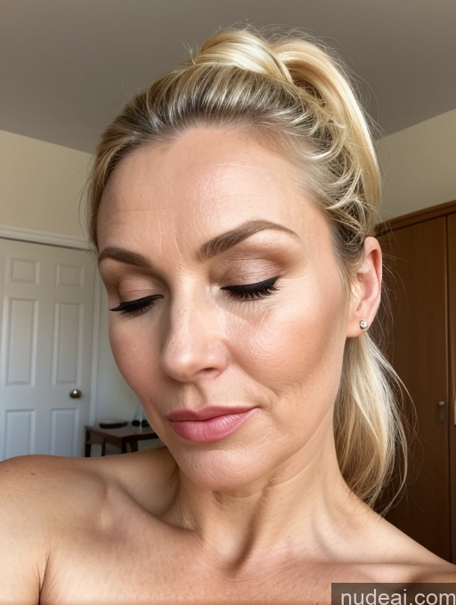 related ai porn images free for Milf One Small Tits Fairer Skin 40s Pouting Lips Orgasm Blonde Ponytail Bedroom Close-up View Nude British