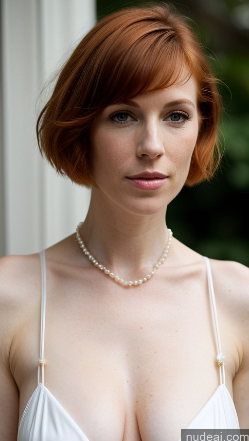 related ai porn images free for Sexy Face Skin Detail (beta) Front View Cleavage Fairer Skin Nightgown Ginger 40s Short Hair Pearl Jewelry Perfect Body Skinny Irish Busty
