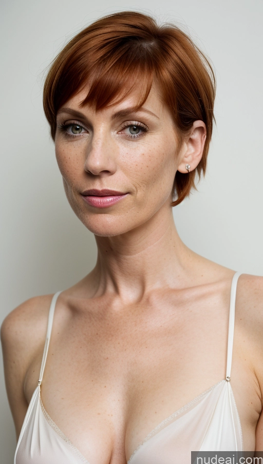related ai porn images free for Sexy Face Skin Detail (beta) Front View Cleavage Fairer Skin Nightgown Ginger 40s Short Hair Pearl Jewelry Perfect Body Skinny Irish Busty Milf