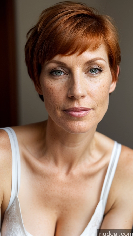 related ai porn images free for Sexy Face Skin Detail (beta) Front View Cleavage Fairer Skin Nightgown Ginger 40s Short Hair Perfect Body Skinny Irish Busty Milf