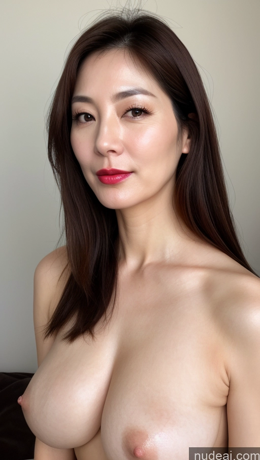 related ai porn images free for Woman One Perfect Boobs Beautiful Lipstick Fairer Skin 40s Brunette Korean Close-up View