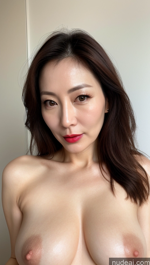 related ai porn images free for Woman One Perfect Boobs Beautiful Lipstick Fairer Skin 40s Brunette Korean Close-up View