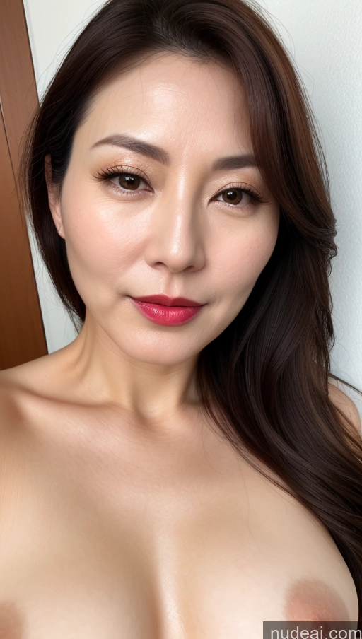 related ai porn images free for Woman One Perfect Boobs Beautiful Lipstick Fairer Skin 40s Brunette Korean Close-up View