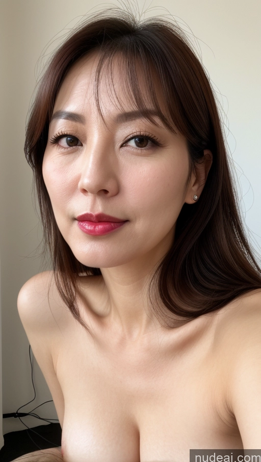 related ai porn images free for Woman One Perfect Boobs Beautiful Lipstick Fairer Skin 40s Brunette Korean Close-up View