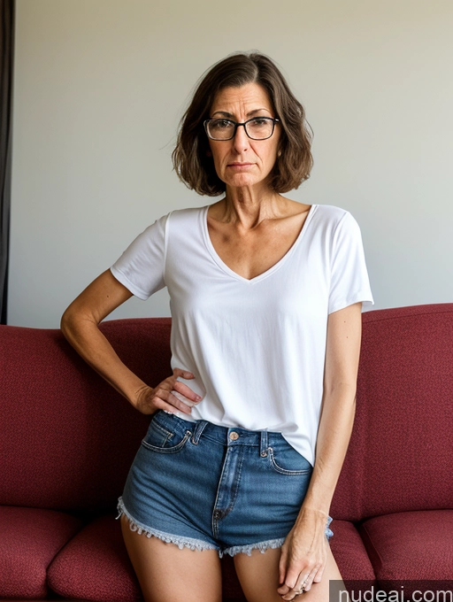 related ai porn images free for Jewish Angry Skinny Tall Small Ass Glasses Couch Casual Chemise Detailed Bobcut 70s Professor