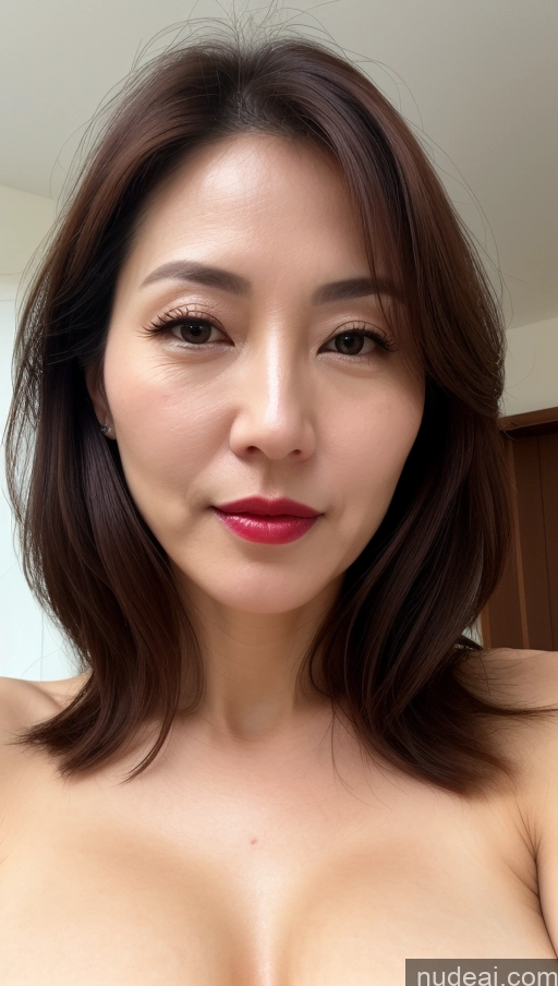 related ai porn images free for Woman One Perfect Boobs Beautiful Lipstick Fairer Skin 40s Brunette Korean Close-up View