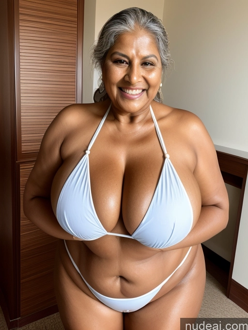 related ai porn images free for One Busty Huge Boobs Thick Tanned Skin Front View Microkini Thong 70s Indian Laughing Maid