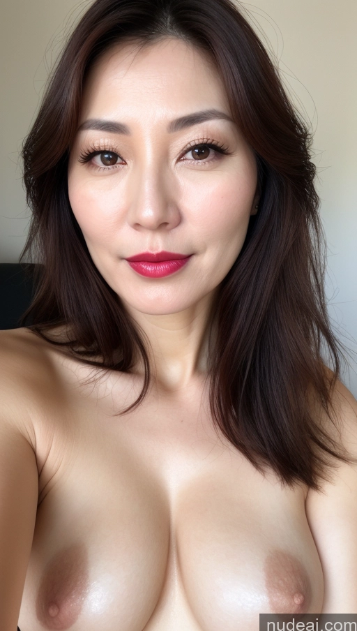 related ai porn images free for Woman One Perfect Boobs Beautiful Lipstick Fairer Skin 40s Brunette Korean Close-up View