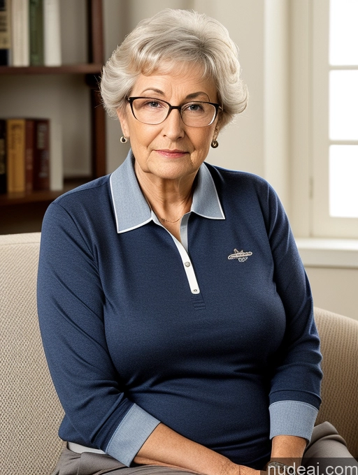 related ai porn images free for 80s Czech Professor Detailed Golf Stylish Casual Serious Glasses Busty Short Couch