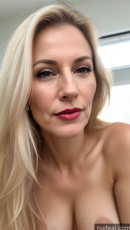 related ai porn images free for Woman One Small Tits Beautiful White Close-up View Blonde 50s Lipstick Fairer Skin Cumshot