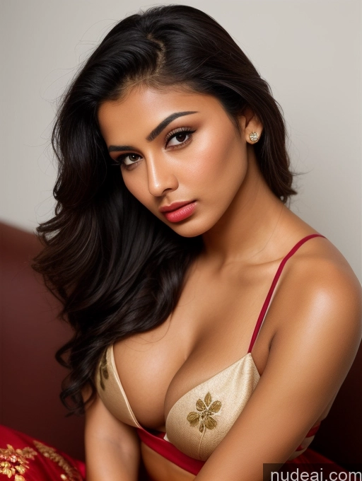 related ai porn images free for Tanned Skin Short Traditional Indian Busty Suit 18 Seductive Pouting Lips