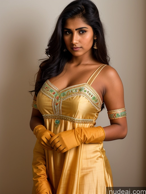 related ai porn images free for Tanned Skin Short Indian Busty 18 Serious Traditional Nightgown Gloves