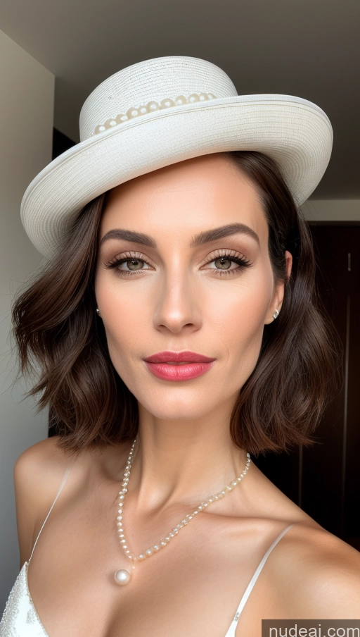 related ai porn images free for Beautiful Sexy Face Bobcut Suit Pearl Jewelry Lipstick Skinny 40s Fairer Skin Cleavage Simple Italian Skin Detail (beta) Hat Sunglasses Miss Universe Model