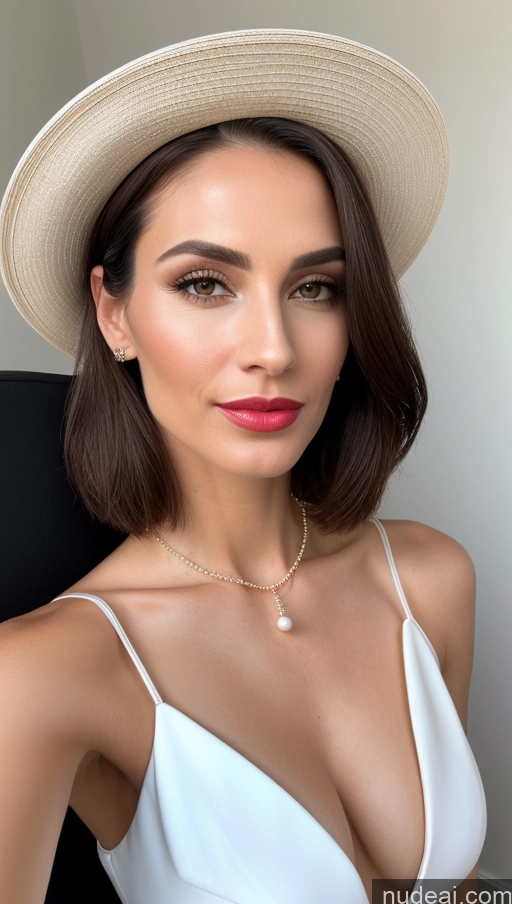 related ai porn images free for Beautiful Sexy Face Bobcut Suit Pearl Jewelry Lipstick Skinny 40s Fairer Skin Cleavage Simple Italian Skin Detail (beta) Hat Sunglasses Miss Universe Model