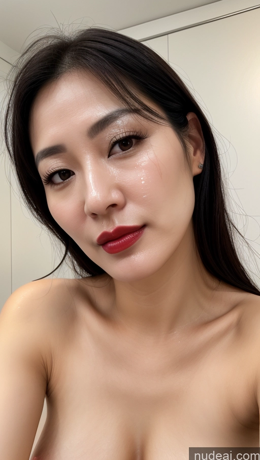 related ai porn images free for Woman One Small Tits Beautiful Lipstick Fairer Skin 40s Black Hair Korean Cumshot Close-up View