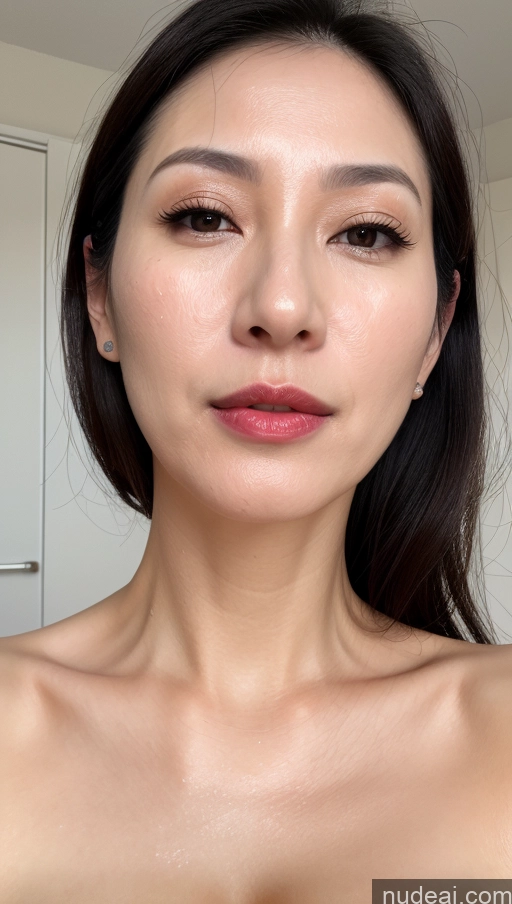 related ai porn images free for Woman One Small Tits Beautiful Lipstick Fairer Skin 40s Black Hair Korean Close-up View Cumshot