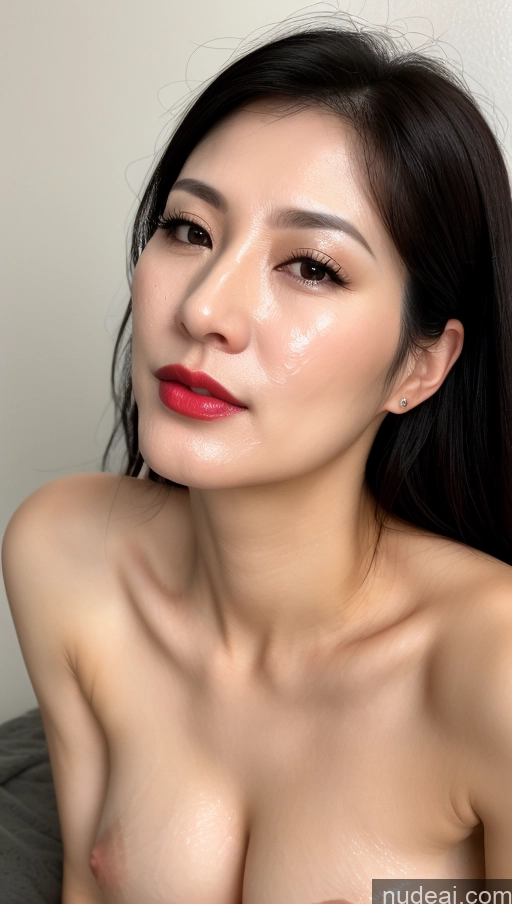 related ai porn images free for Woman One Small Tits Beautiful Lipstick Fairer Skin 40s Black Hair Korean Close-up View Cumshot