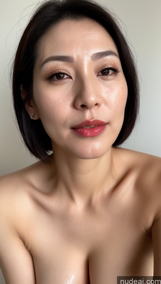 related ai porn images free for Woman One Small Tits Beautiful Lipstick Fairer Skin 40s Black Hair Close-up View Korean Cumshot