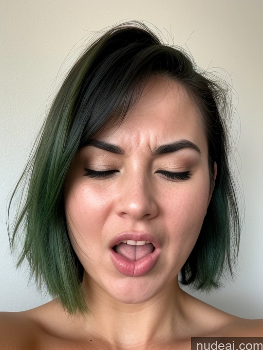 related ai porn images free for Woman Several Chubby Pregnant 20s Orgasm Laughing Serious Happy Angry Shocked Ahegao Sexy Face Green Hair