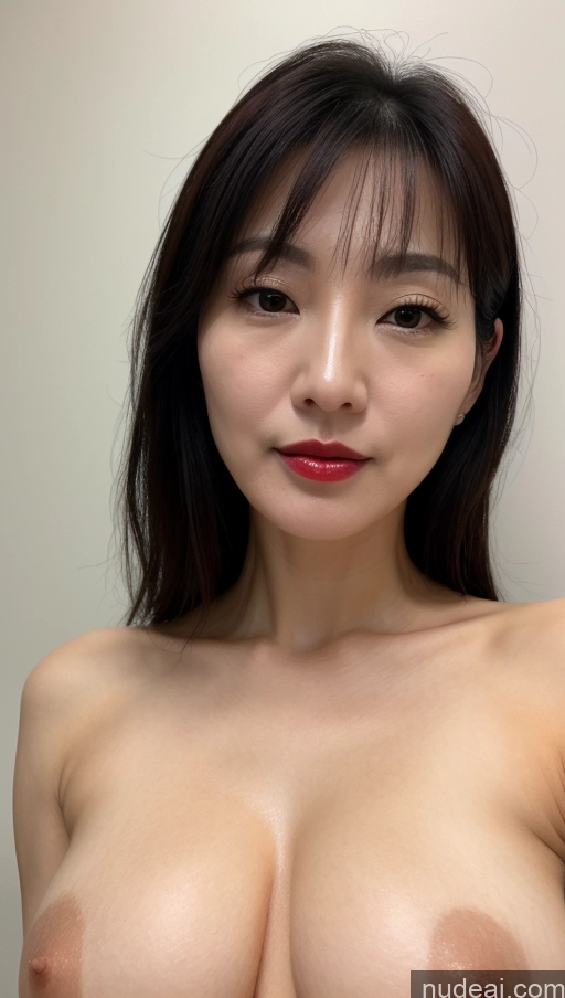 related ai porn images free for Woman One Perfect Boobs Beautiful Lipstick Fairer Skin 40s Black Hair Korean Close-up View