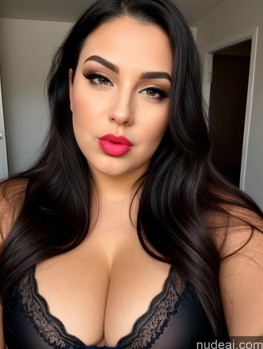 related ai porn images free for Beautiful Lipstick Thick Chubby Fat Big Hips Long Hair Fairer Skin 30s Seductive Pouting Lips Shocked Ahegao Black Hair Transparent Bright Lighting Sexy Face Middle Eastern Spandex Front View Lingerie Model