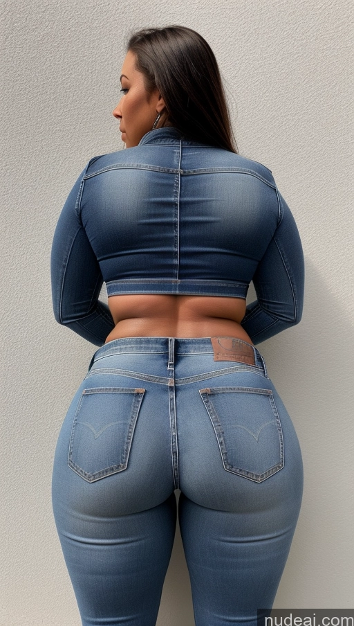 related ai porn images free for Athlete Perfect Boobs Thick Big Ass Big Hips Jeans Front View