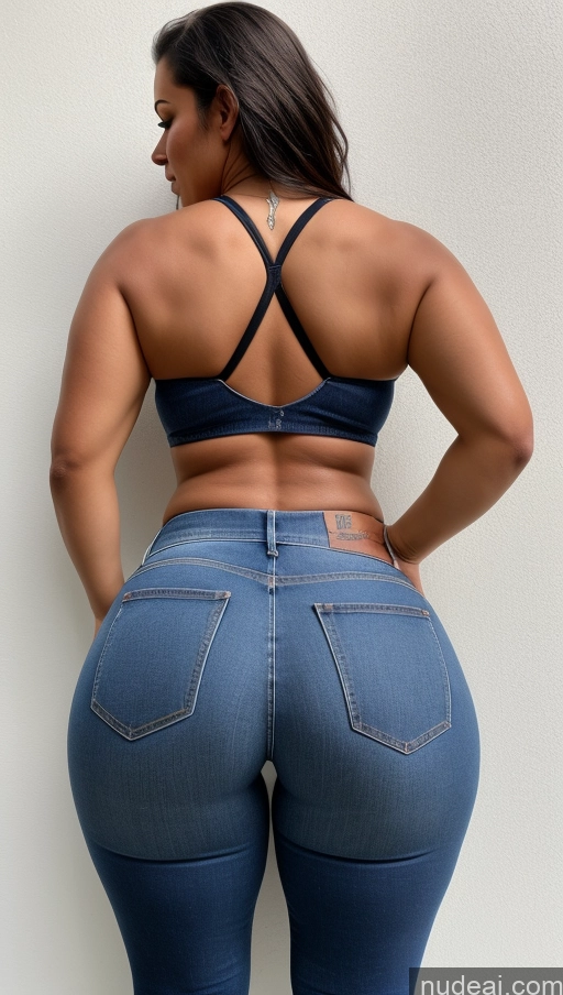 related ai porn images free for Athlete Perfect Boobs Thick Big Ass Big Hips Jeans Front View