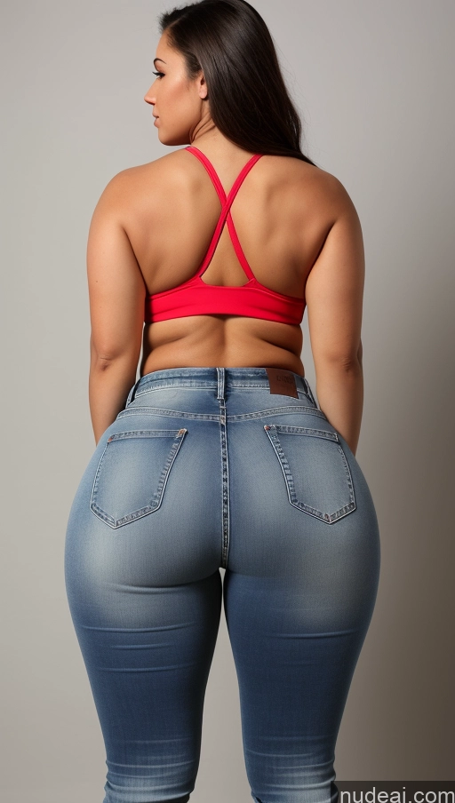 related ai porn images free for Athlete Perfect Boobs Thick Big Ass Big Hips Jeans Front View