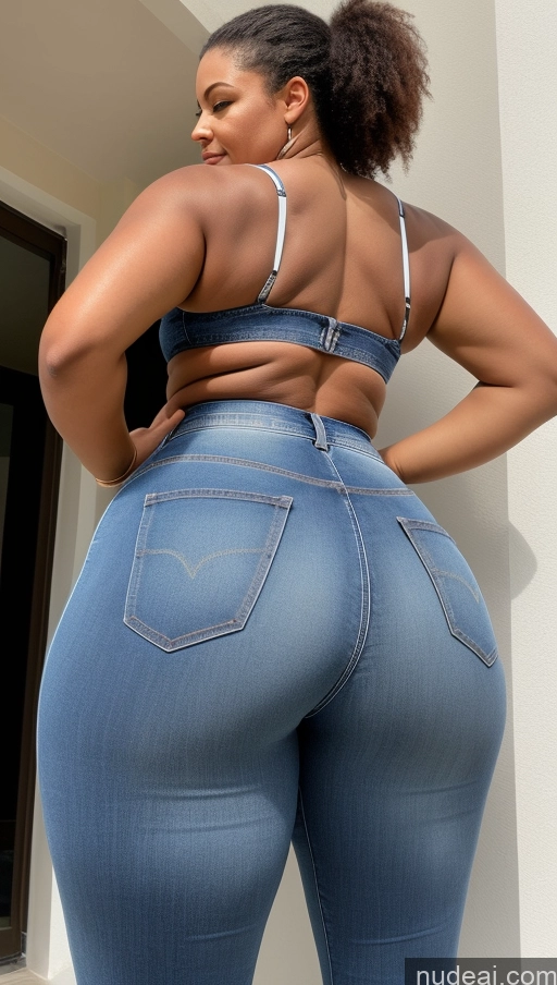 related ai porn images free for Athlete Perfect Boobs Thick Big Ass Big Hips Jeans Front View
