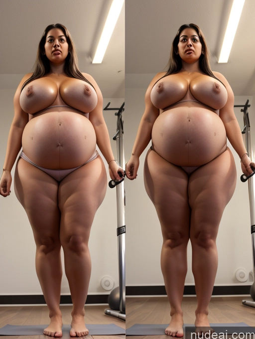 related ai porn images free for Woman Busty Perfect Boobs Big Ass Thick Chubby Fat Tall Big Hips Long Legs Pregnant 20s Black Hair Serious Nilotic Gym Front View Yoga Nude Bright Lighting Onoff
