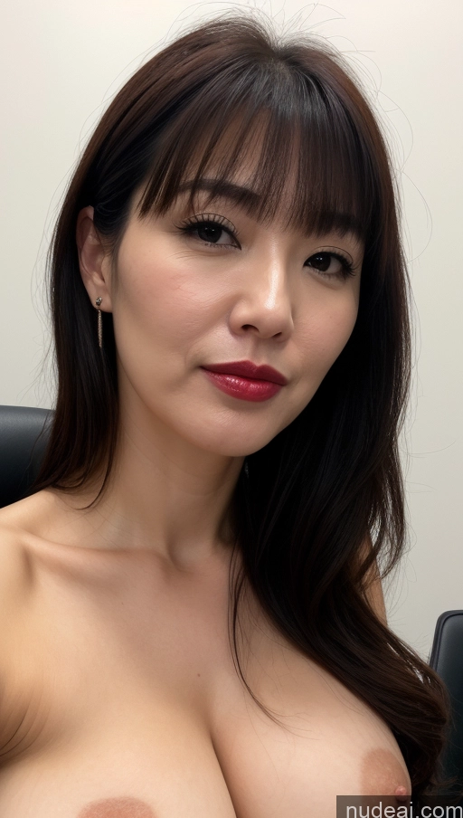 related ai porn images free for One Lipstick Fairer Skin 40s Black Hair Korean Close-up View Office Cumshot Woman Bangs Perfect Boobs