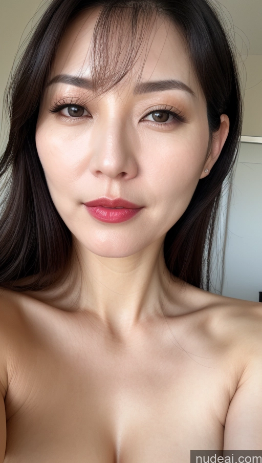 related ai porn images free for One Lipstick Fairer Skin 40s Black Hair Korean Close-up View Woman Perfect Boobs Beautiful