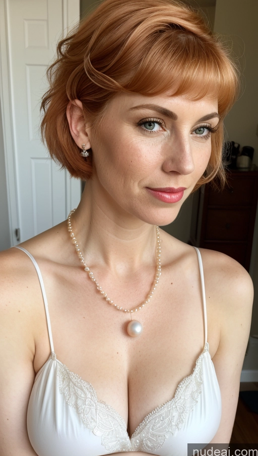 related ai porn images free for Milf Cleavage Skin Detail (beta) Nightgown Lipstick Pearl Jewelry Front View Irish Fairer Skin Blonde Busty Beautiful Pixie