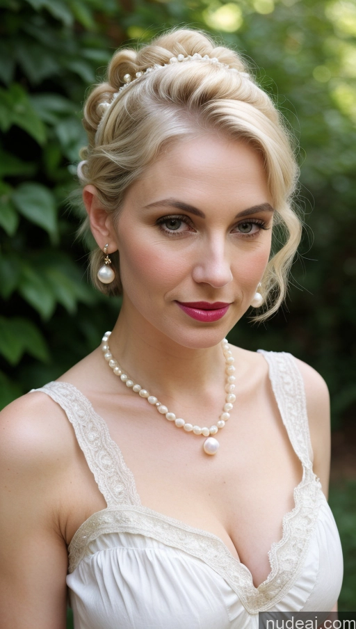 related ai porn images free for Milf Cleavage Skin Detail (beta) Nightgown Lipstick Pearl Jewelry Front View Fairer Skin Blonde Busty Beautiful Pixie Dutch Victorian