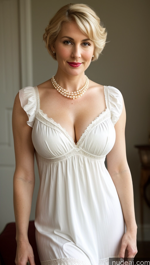 related ai porn images free for Milf Cleavage Skin Detail (beta) Nightgown Lipstick Pearl Jewelry Front View Fairer Skin Blonde Busty Beautiful Pixie Dutch Victorian