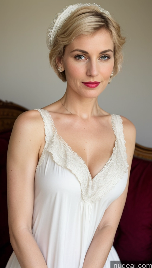 related ai porn images free for Milf Cleavage Skin Detail (beta) Nightgown Lipstick Pearl Jewelry Front View Fairer Skin Blonde Beautiful Pixie Dutch Victorian Small Tits