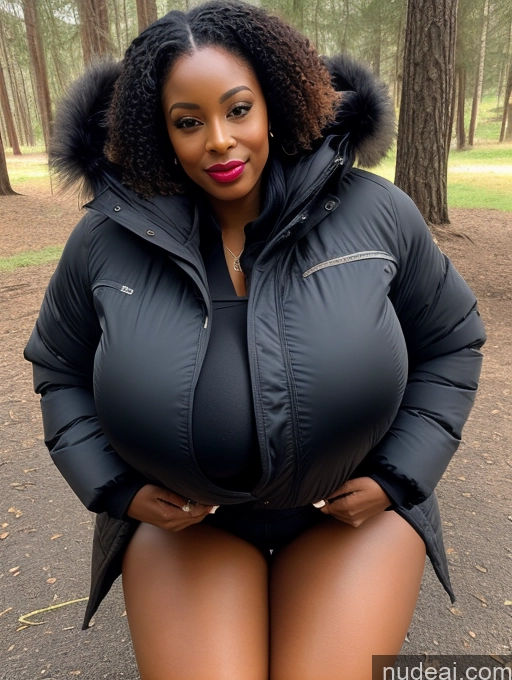 related ai porn images free for Woman Busty Huge Boobs Beautiful Lipstick Big Ass Abs 40s Seductive African Parka