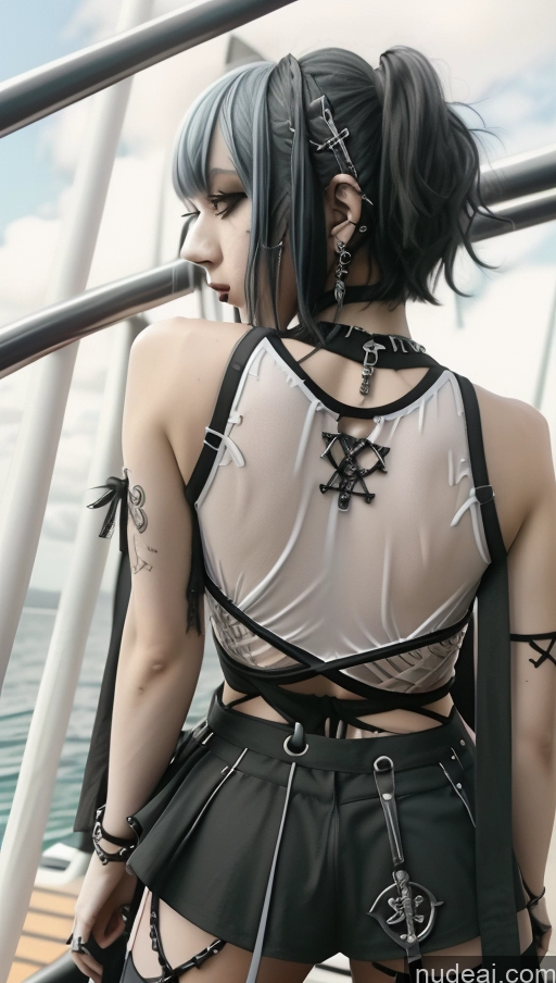 related ai porn images free for Woman + Man Two Small Tits Big Ass Short Gothic Punk Girl Ahegao Ginger Bangs Brazilian Yacht On Back Punk Skirt Wet T-Shirt Tank Top Cosplay