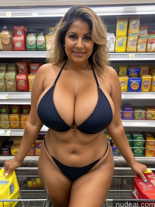 related ai porn images free for One Busty Huge Boobs Thick Tanned Skin Front View Microkini Thong 80s Indian Grocery