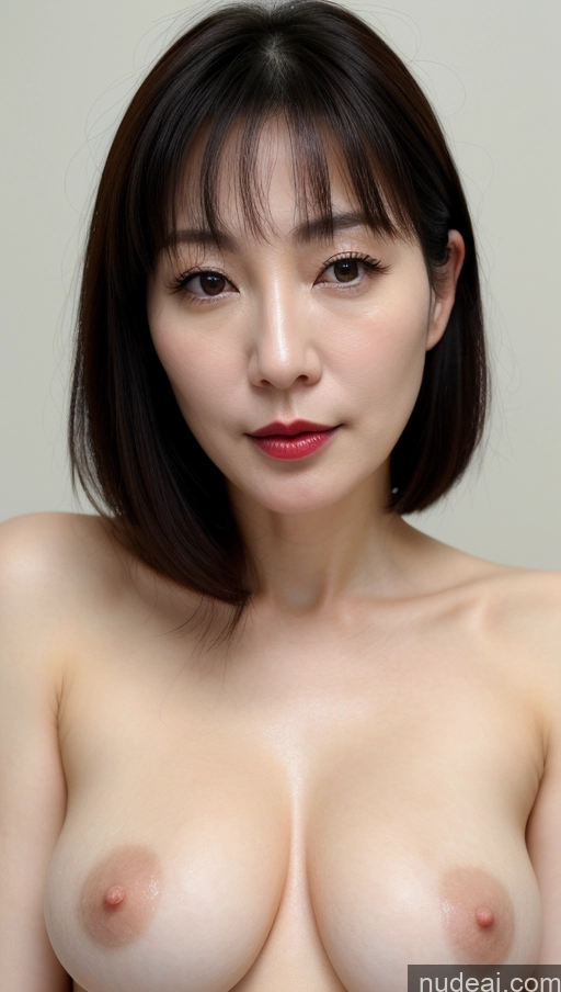 related ai porn images free for Woman One Lipstick Fairer Skin 40s Korean Beautiful Perfect Boobs Black Hair Close-up View