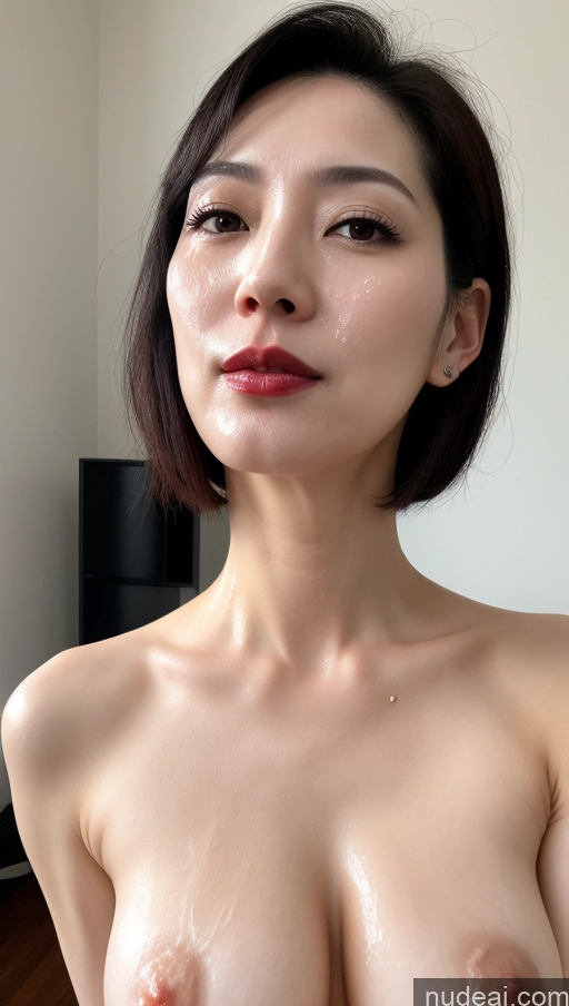 related ai porn images free for Woman One Beautiful Fairer Skin Black Hair Korean Perfect Boobs Lipstick 40s Cumshot