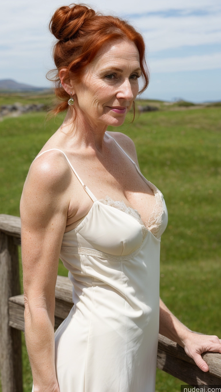 related ai porn images free for Skin Detail (beta) Cleavage Beautiful Sundress Front View Milf Fairer Skin 40s Irish Black Hair Hair Bun