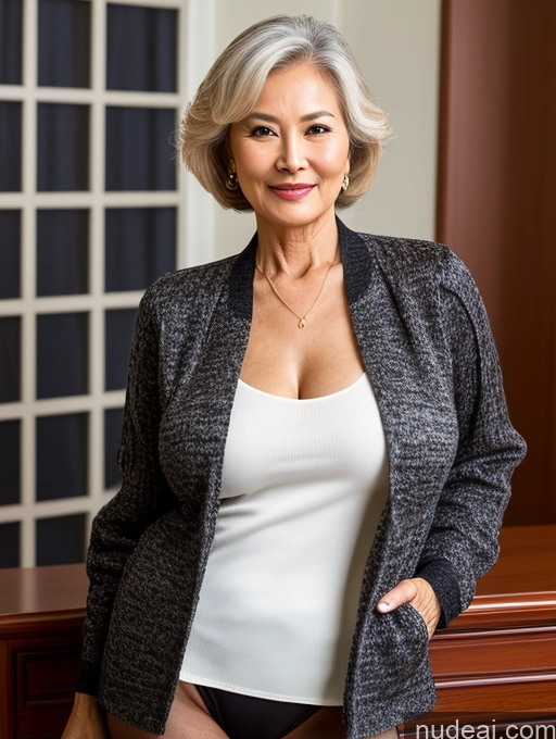 related ai porn images free for Milf Perfect Boobs Beautiful 70s Chinese Blouse Casual Jacket Professor Stylish Sweater Cleavage Detailed Secretary Partially Nude Perfect Body