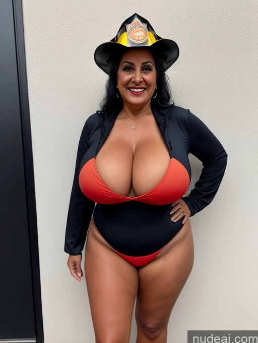 related ai porn images free for One Busty Huge Boobs Thick Tanned Skin Laughing Front View Microkini Thong Persian 70s Halloween Witch Firefighter
