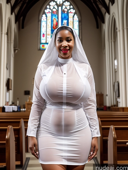 related ai porn images free for Model Busty Huge Boobs Big Ass Big Hips Lipstick 18 Church Front View Nude Nun Transparent Laughing Shocked Black