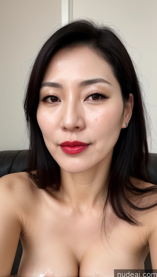 related ai porn images free for One Perfect Boobs Beautiful Lipstick Fairer Skin Black Hair Korean Woman 40s Cumshot