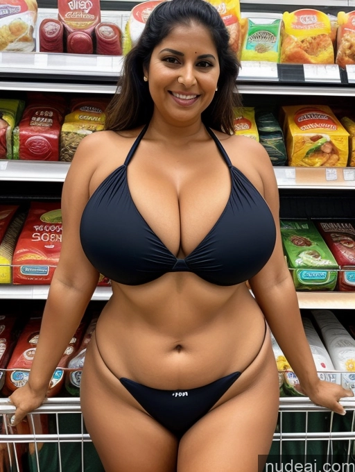 related ai porn images free for One Busty Huge Boobs Thick Tanned Skin Front View Microkini Thong 80s Indian Grocery