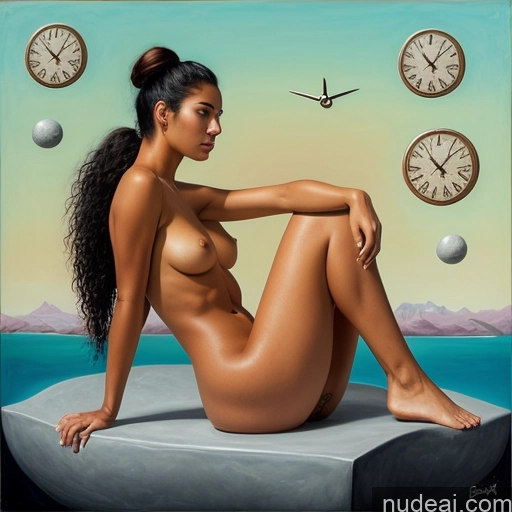 related ai porn images free for 18 Black Hair One Detailed Surrealist Brazilian Athlete Ponytail Nude Cleavage